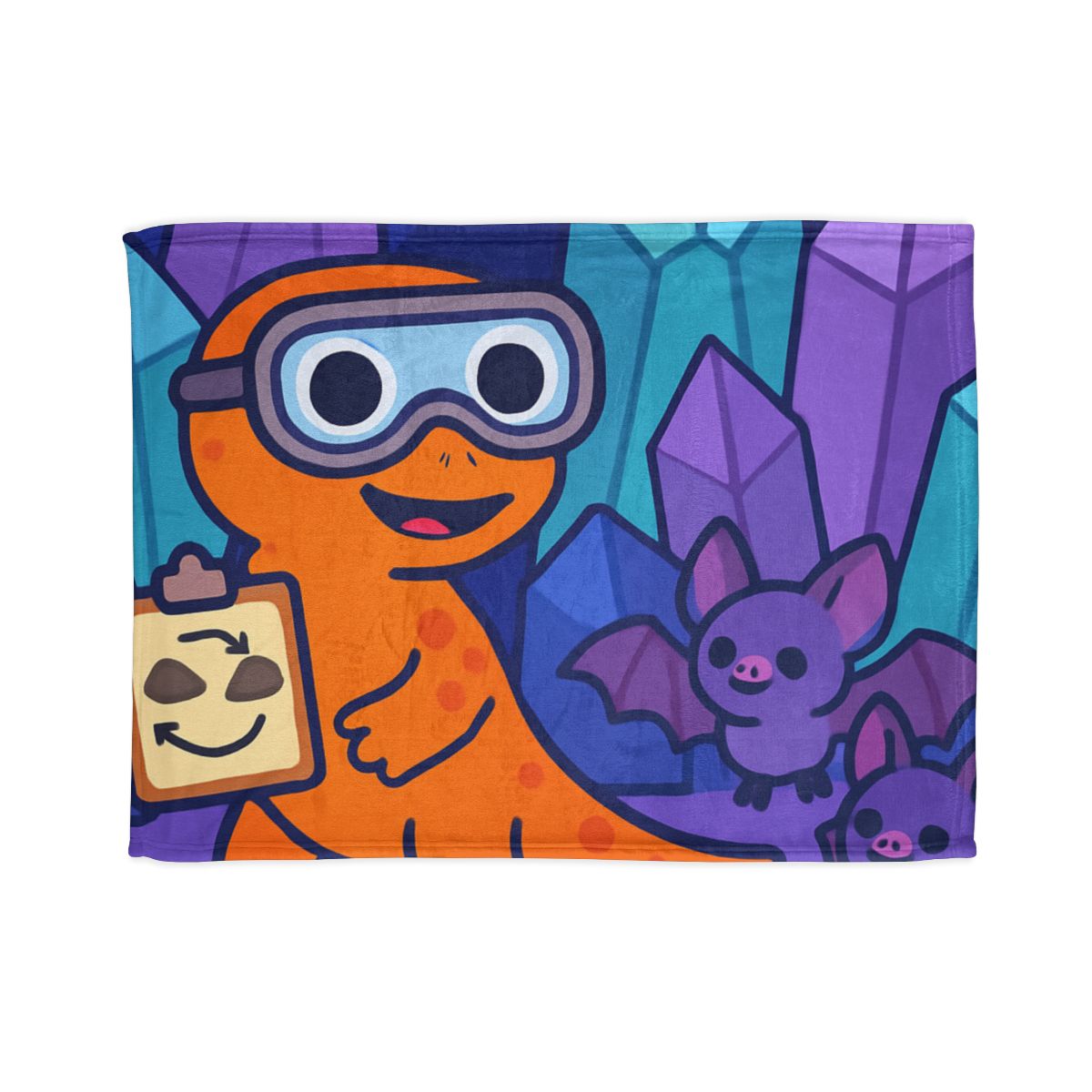 Crystal Cavern Salamander Science Team decorative home blankets