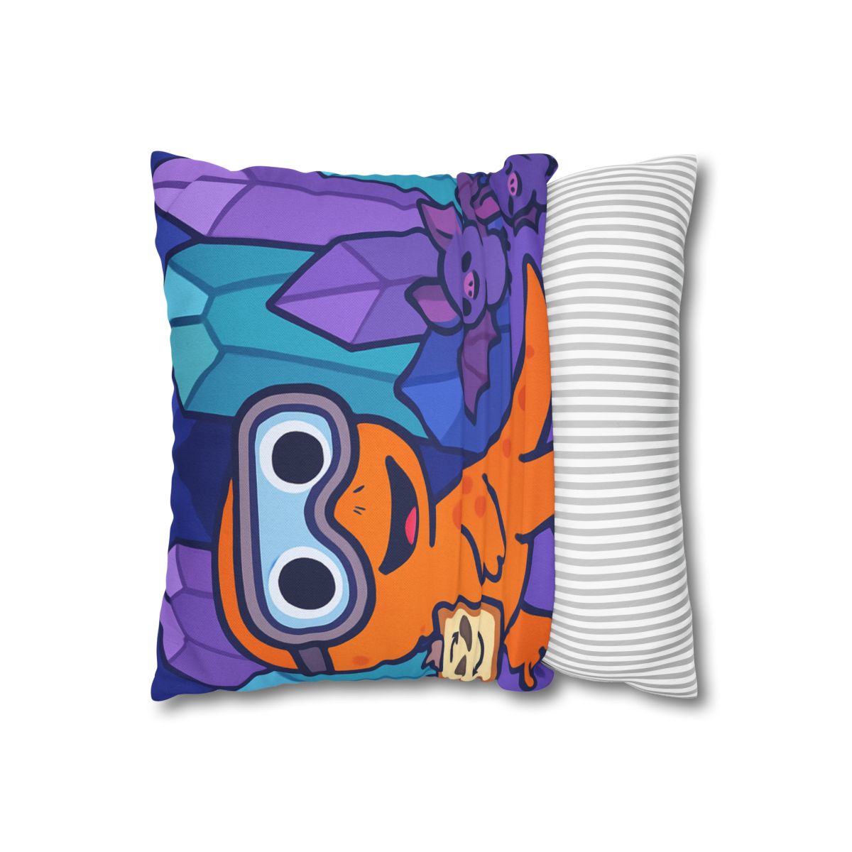 Crystal Cavern Salamander Science Team trendy patterned pillow cases