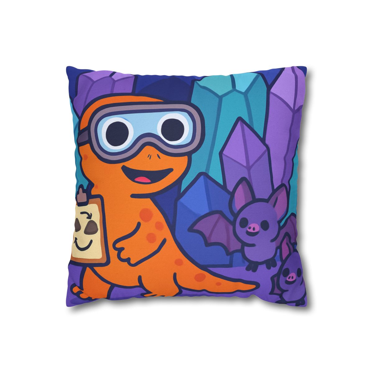 Crystal Cavern Salamander Science Team trendy patterned pillow cases