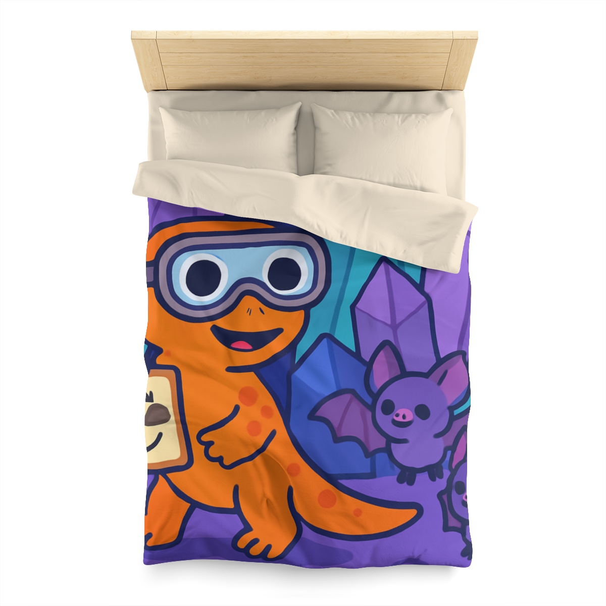Crystal Cavern Salamander Science Team trendy bedroom duvets