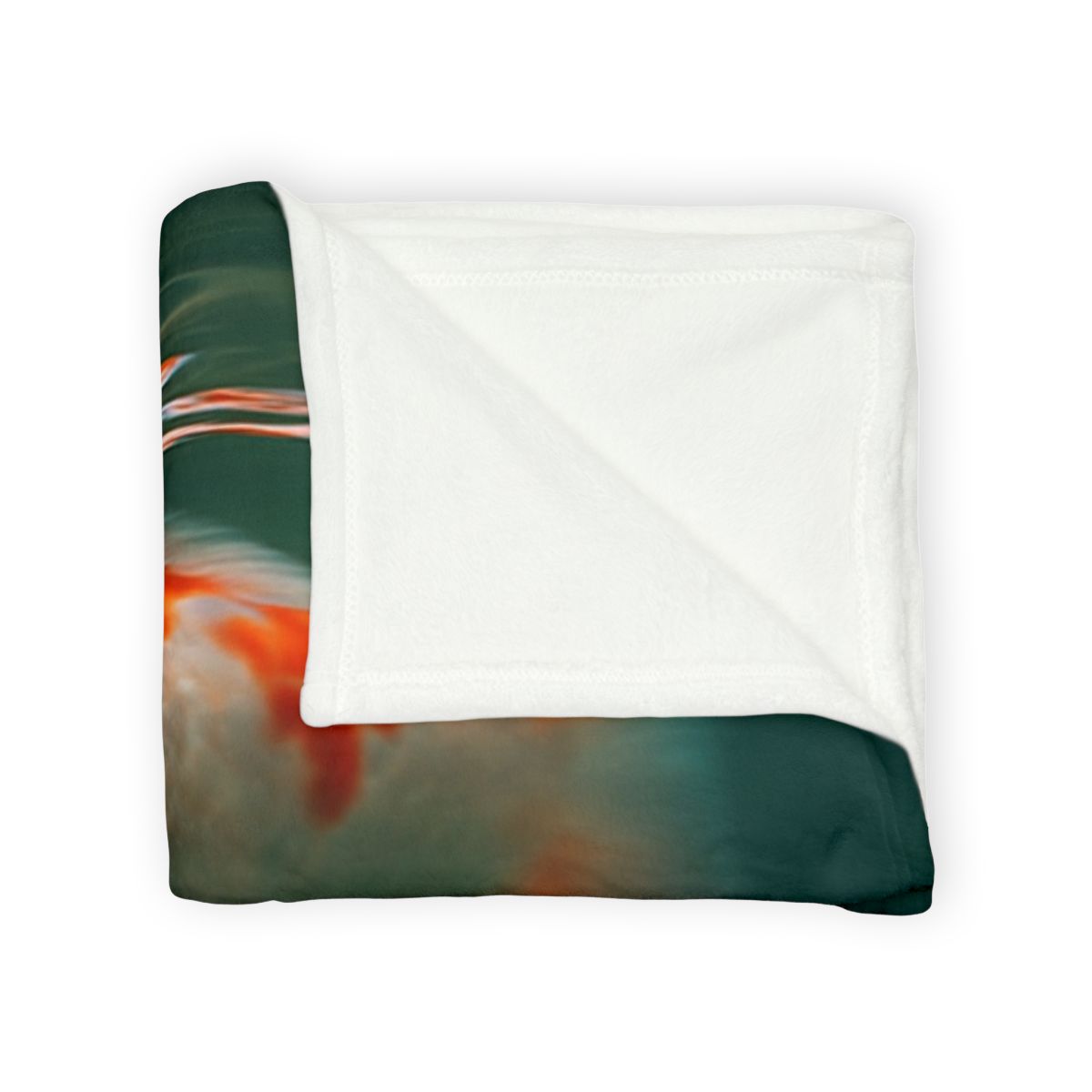 Crystal Current Koi Fish soft fleece blankets