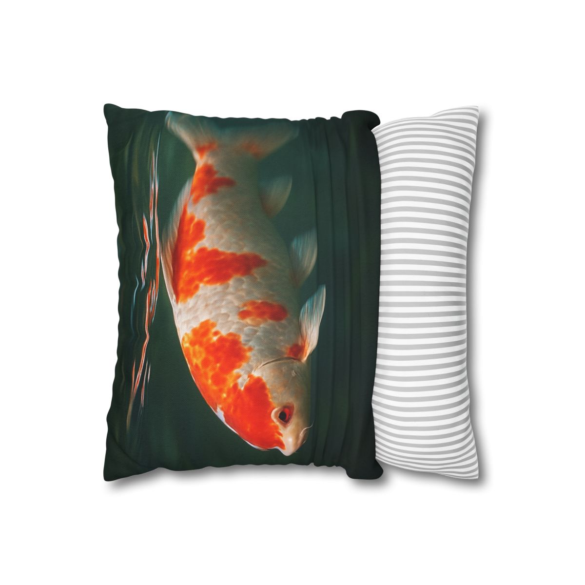 Crystal Current Koi Fish custom pillow cases
