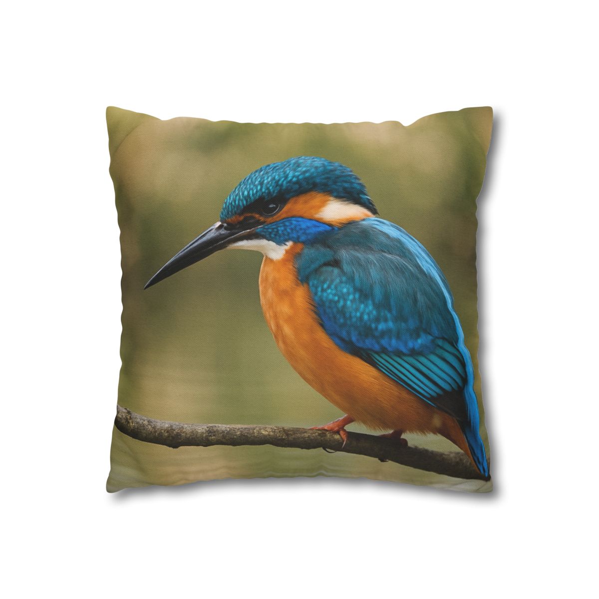 Crystal Dive Common Kingfisher trendy patterned pillow cases