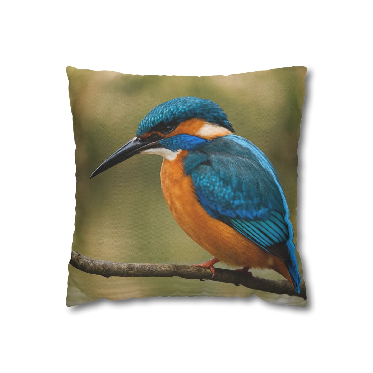 Crystal Dive Common Kingfisher trendy patterned pillow cases