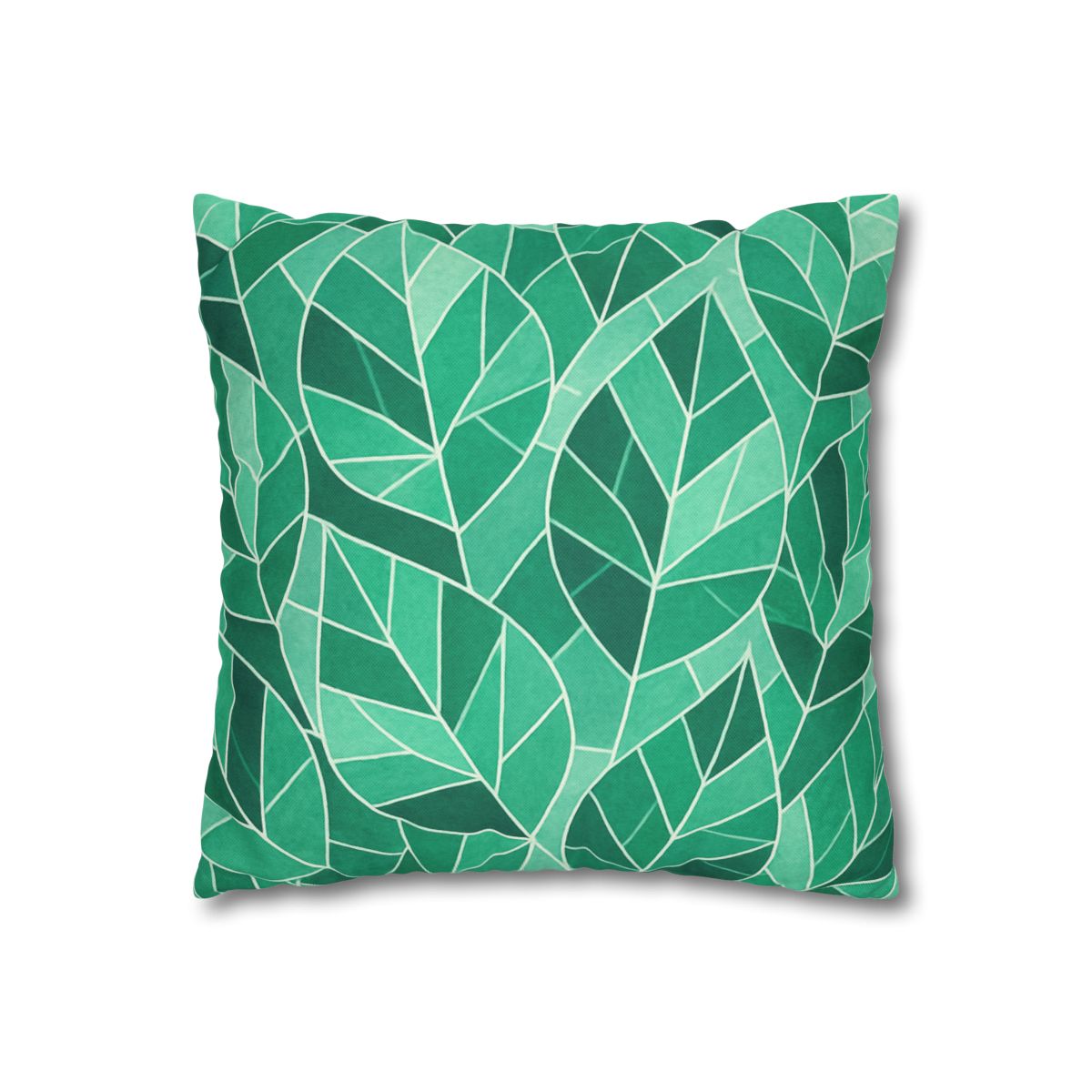 Crystal Leaf Mosaic personalized pillow covers