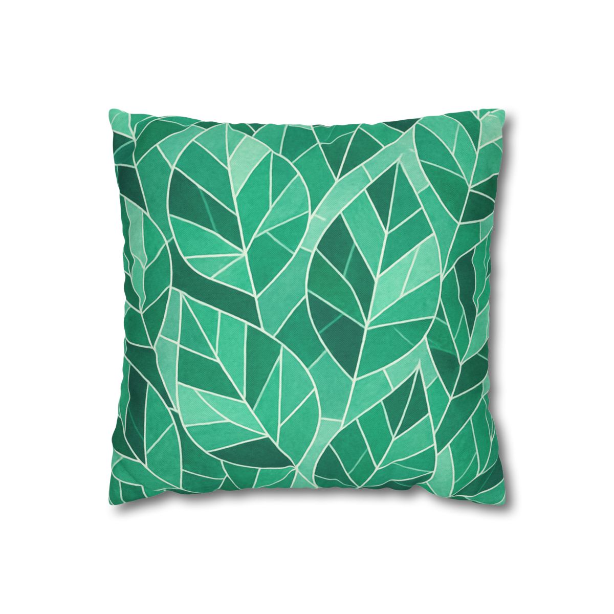 Crystal Leaf Mosaic personalized pillow covers