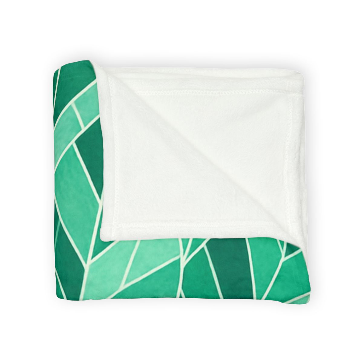 Crystal Leaf Mosaic designer printed blankets