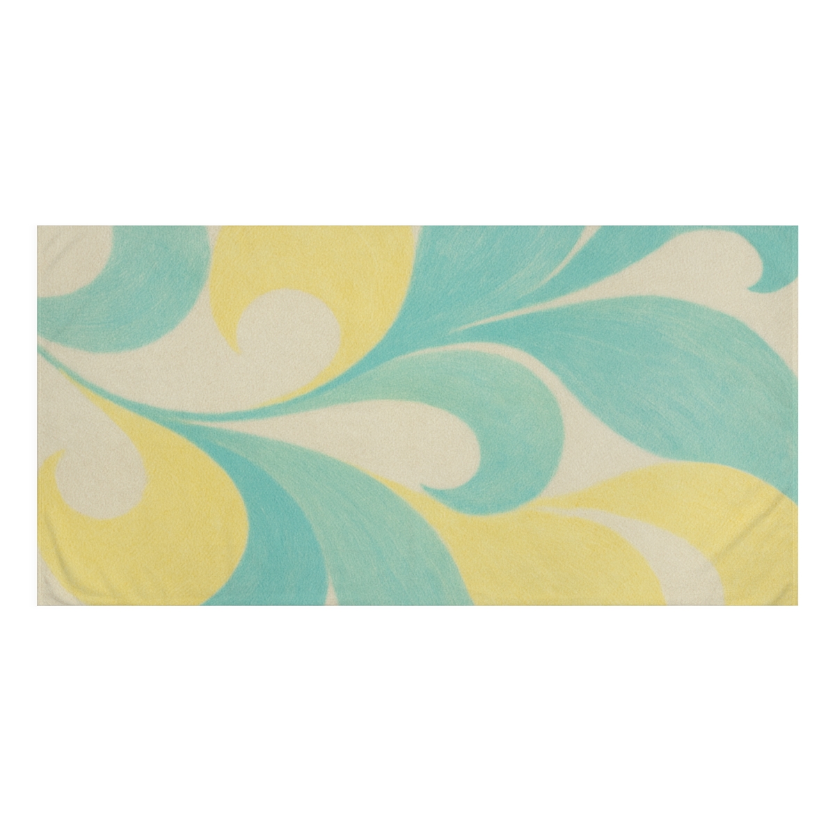 Curled Petal Overlay stylish beach towels