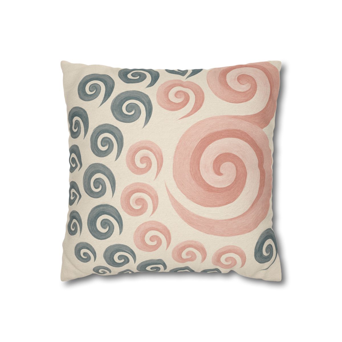 Curling Bud Spiral designer print pillow cases