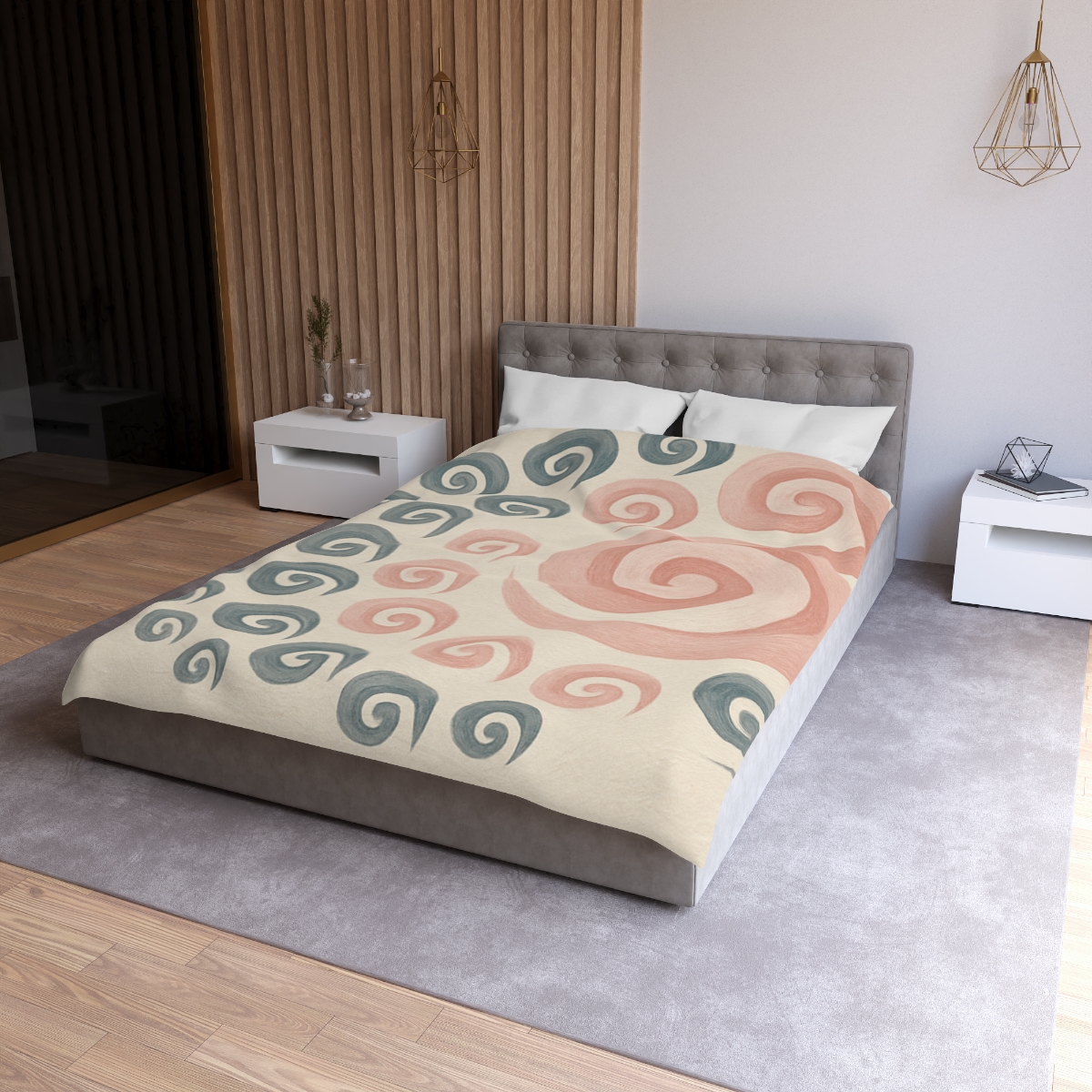 Curling Bud Spiral warm winter duvets