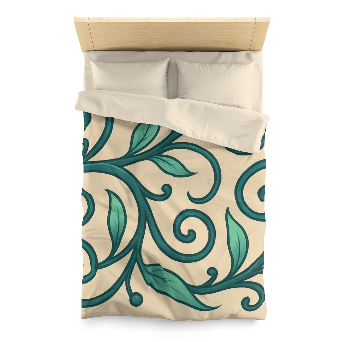 Curling Tendril Frieze personalized bedding duvets