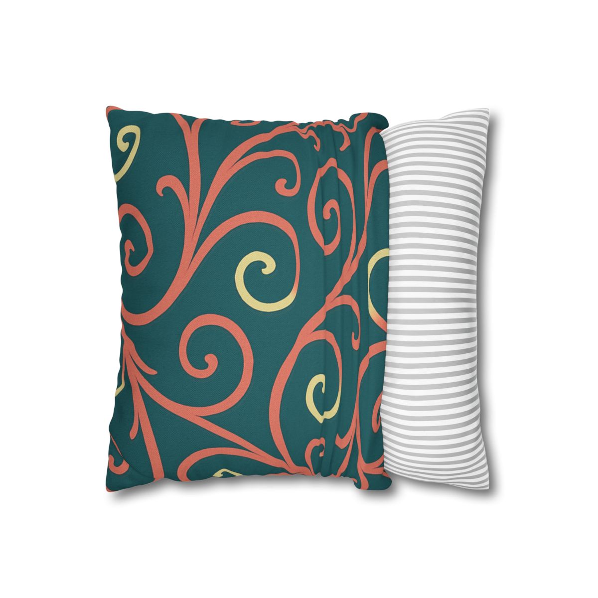 Curling Tendril Wave personalized pillow covers