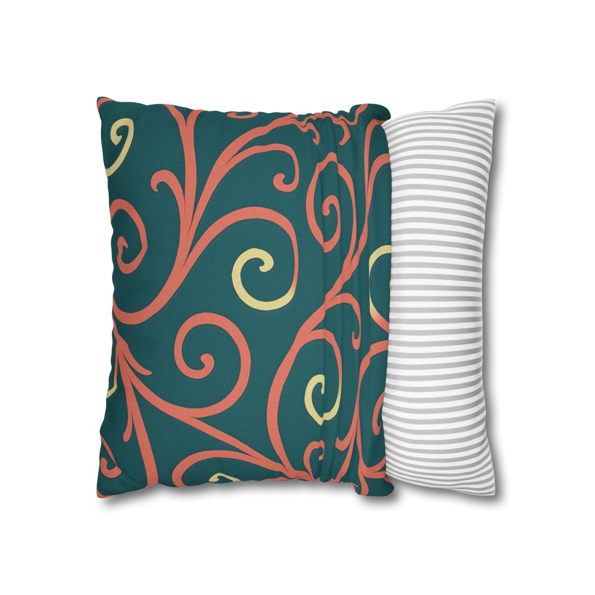 Curling Tendril Wave personalized pillow covers