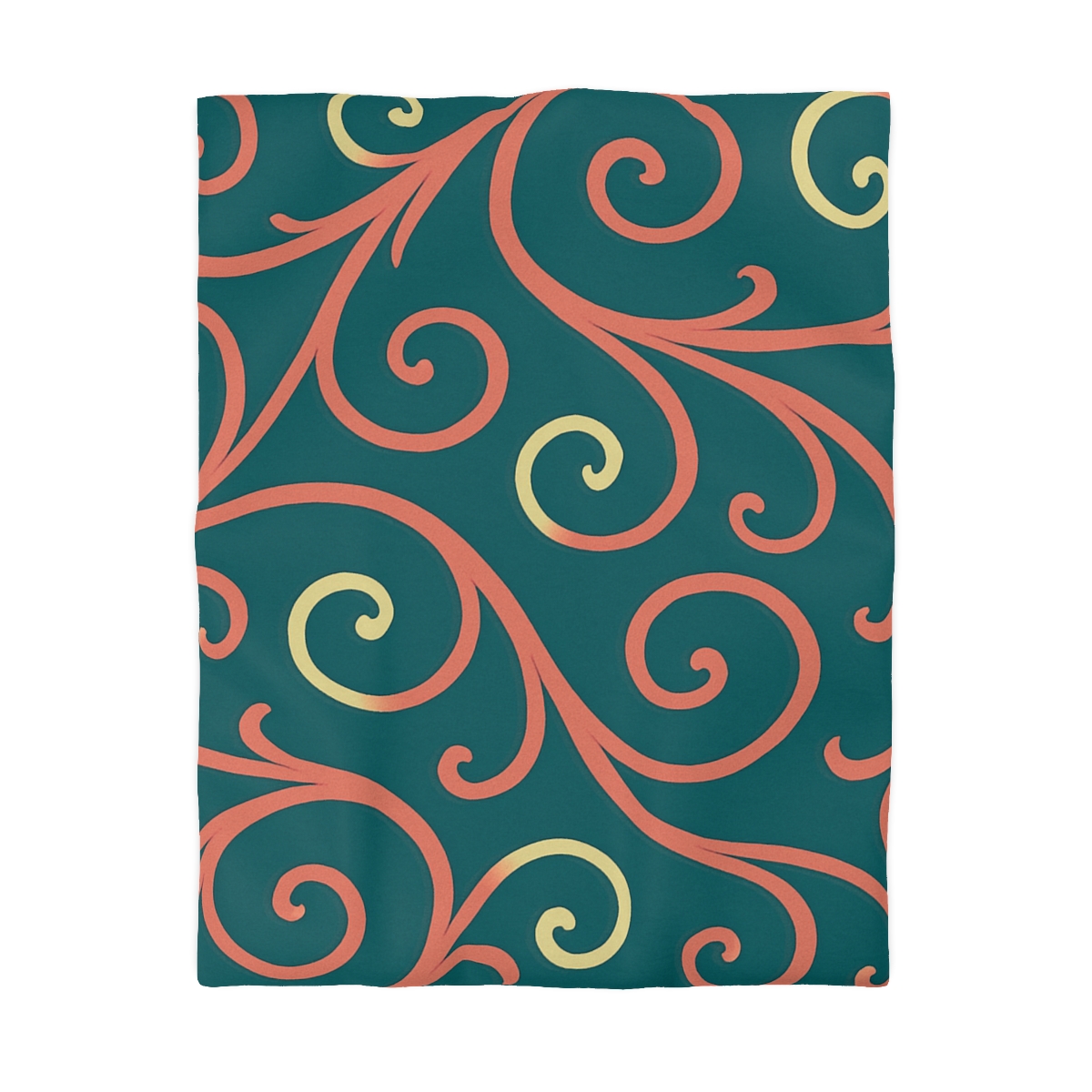 Curling Tendril Wave duvets for gifts