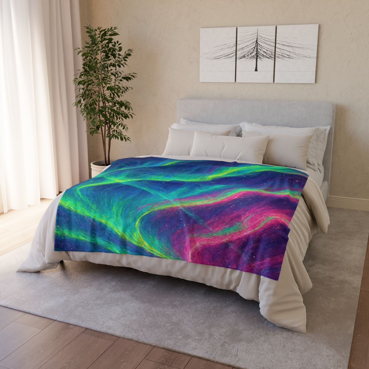Ion Veil Aurora Tapestry unique gift blankets