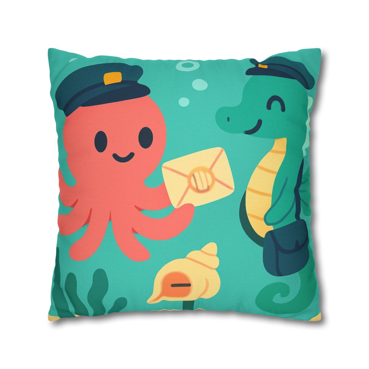 Glow Reef Post Office For Seahorse Mail unique gift pillow cases