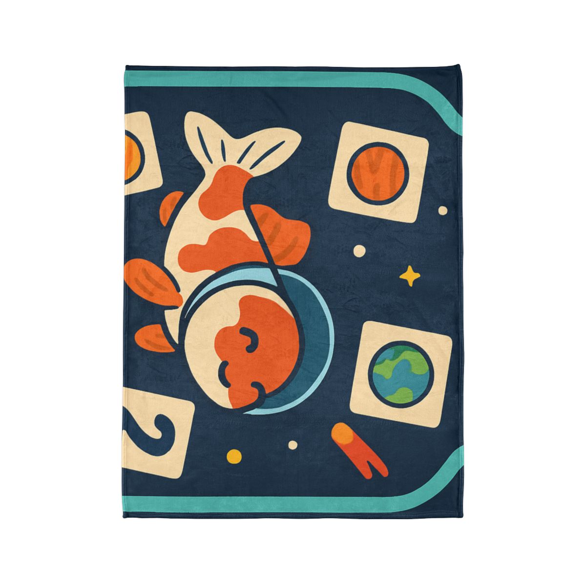 Comet Koi Classroom decorative home blankets
