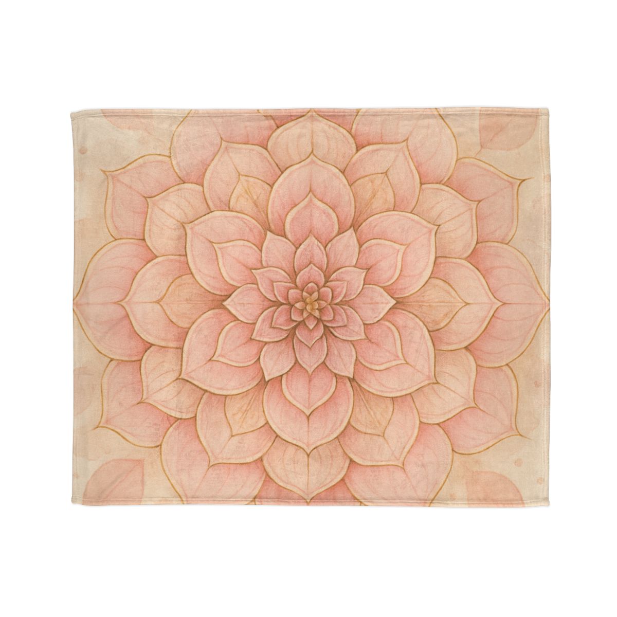 Petal Concentric Chorus stylish throw blankets