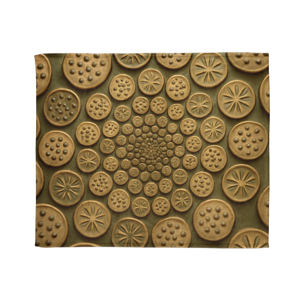 Seed Pod Micro Spiral Array warm winter blankets