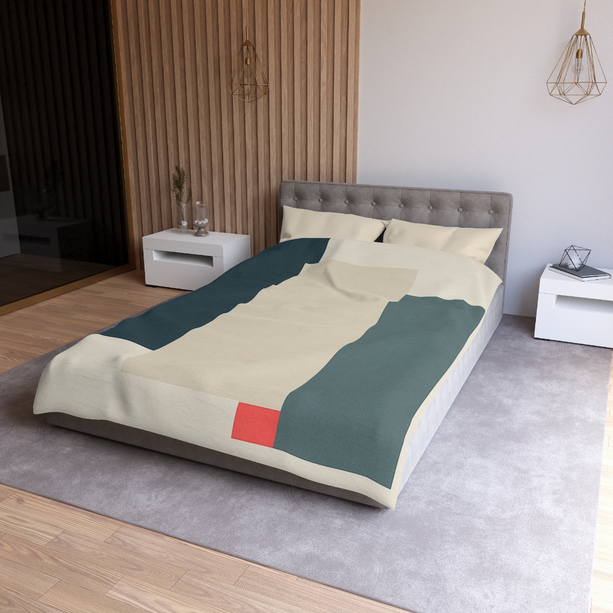 Offset Column Trio soft comforter duvets