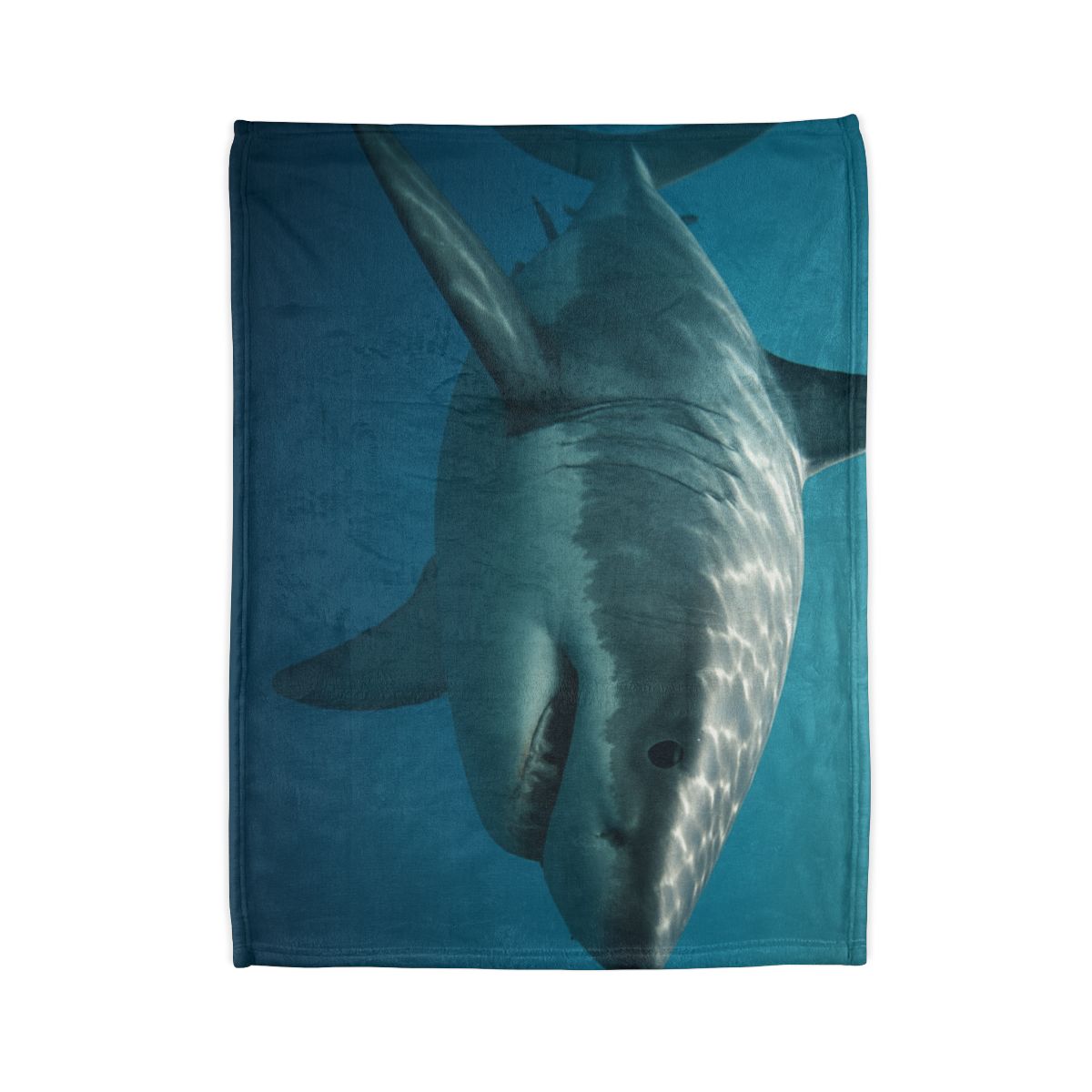 Silent Hunter Great White Shark decorative home blankets