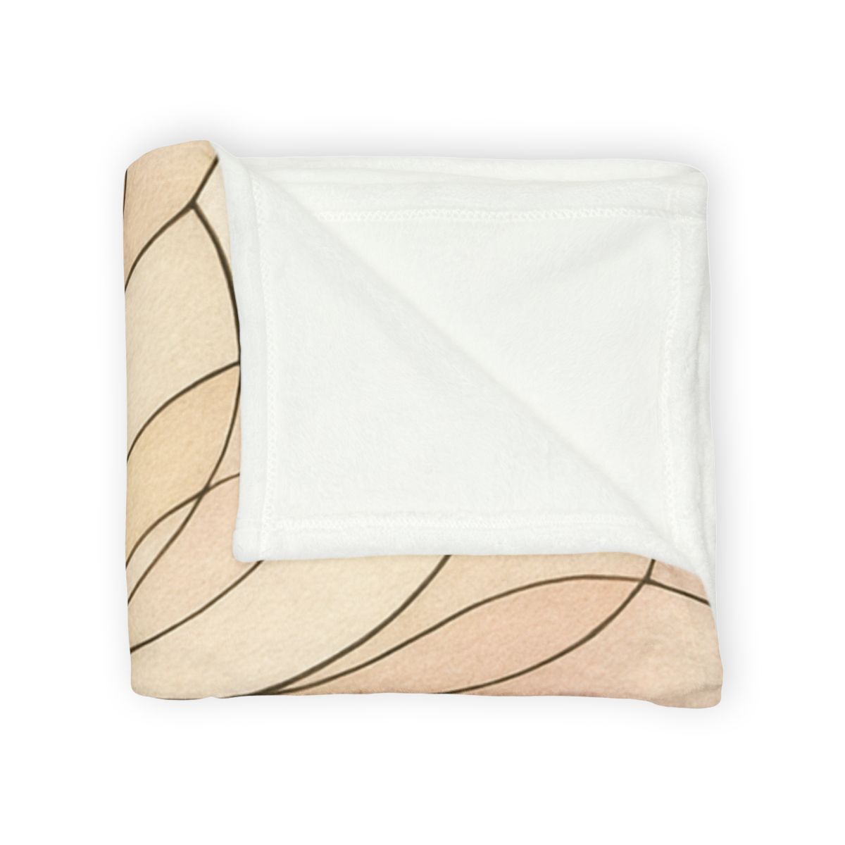 Petal Prism Lattice soft fleece blankets