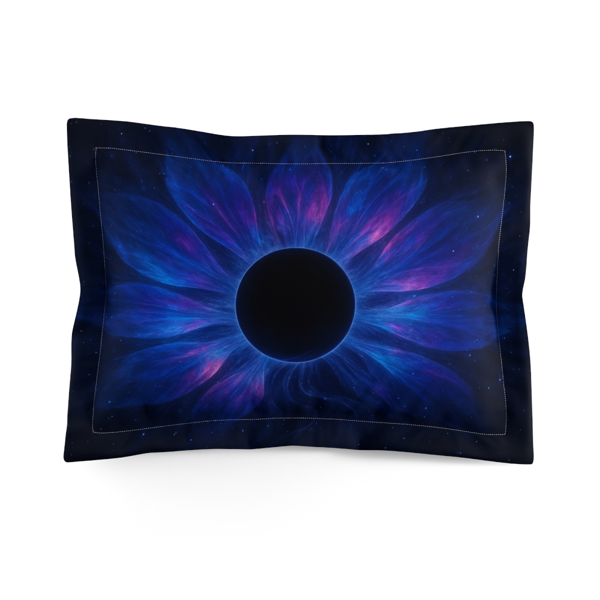 Prismatic Singularity Bloom stylish throw pillows