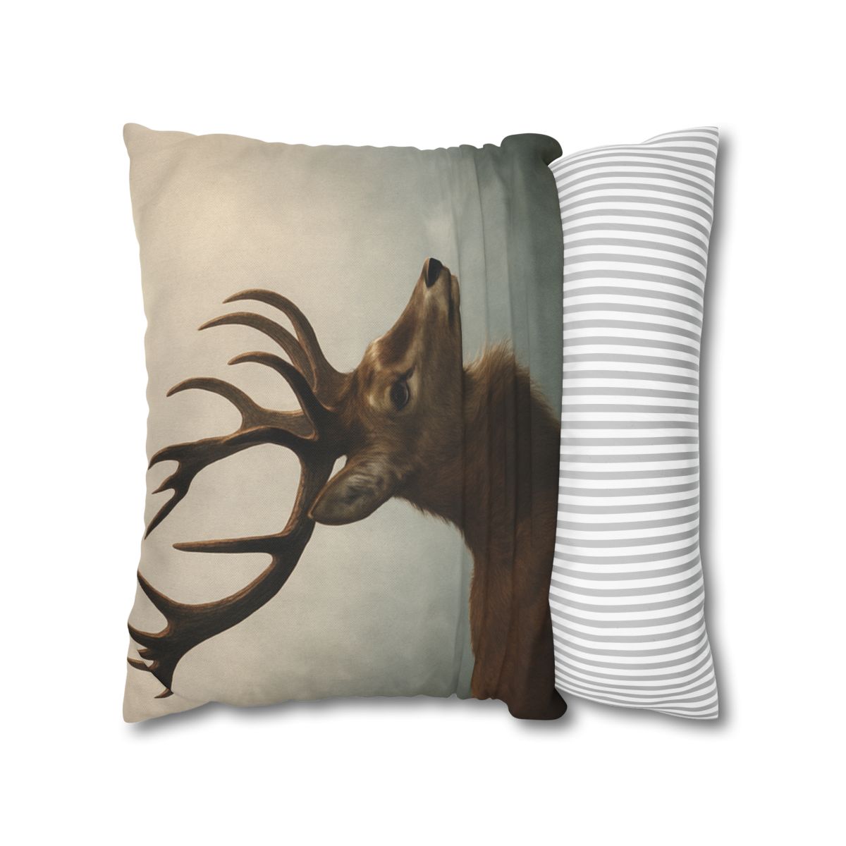 Morning Mist Red Deer Stag custom pillow cases
