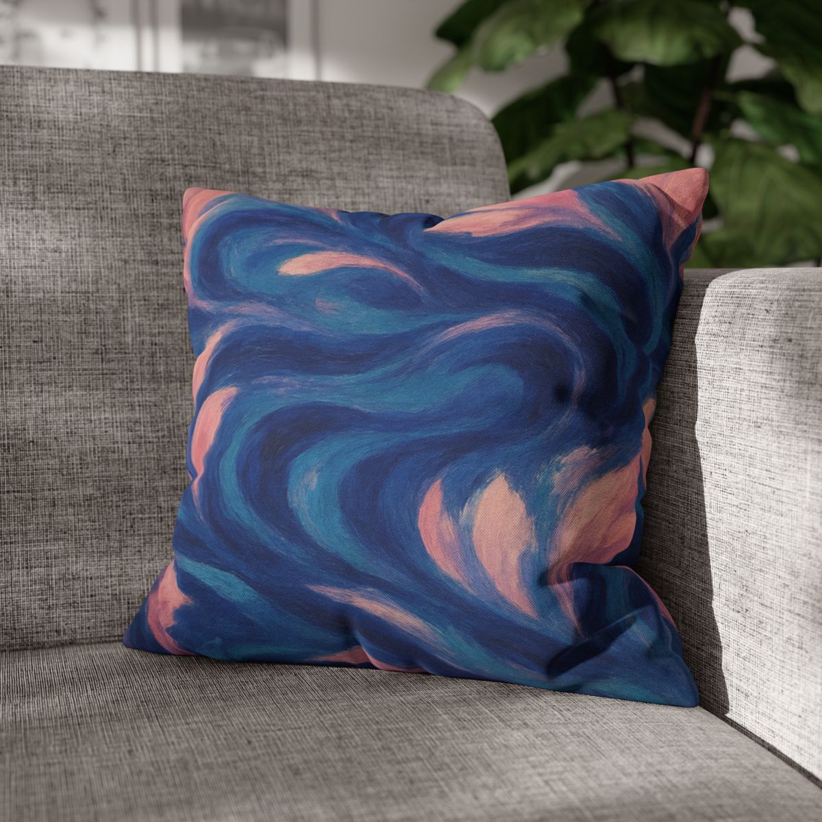 Petal Wave Cascade soft cotton pillow cases