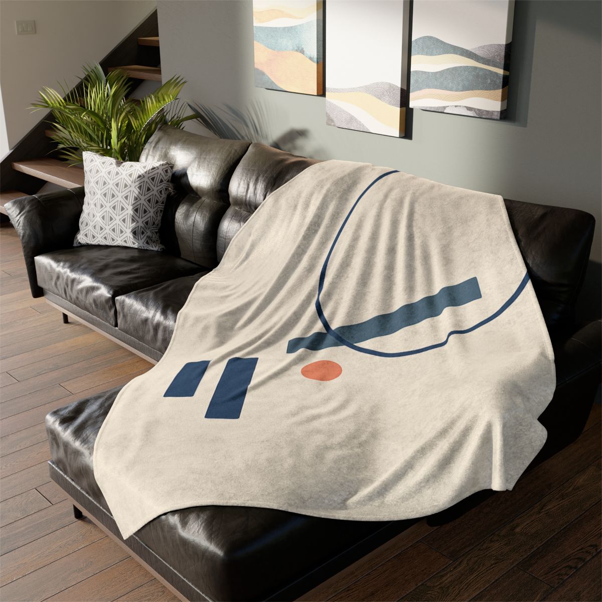 Quiet Orbit With Split Bars warm winter blankets