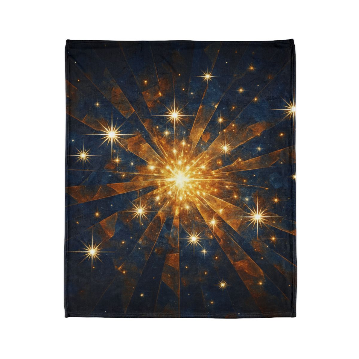 Starburst Mosaic Field designer printed blankets