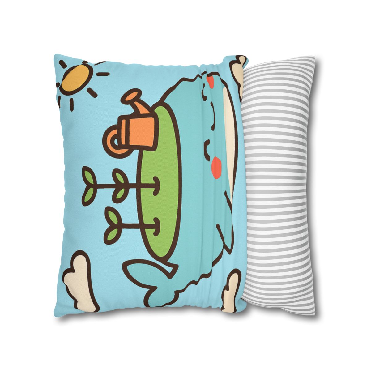 Sky Whale Seedling Planet Garden unique gift pillow cases