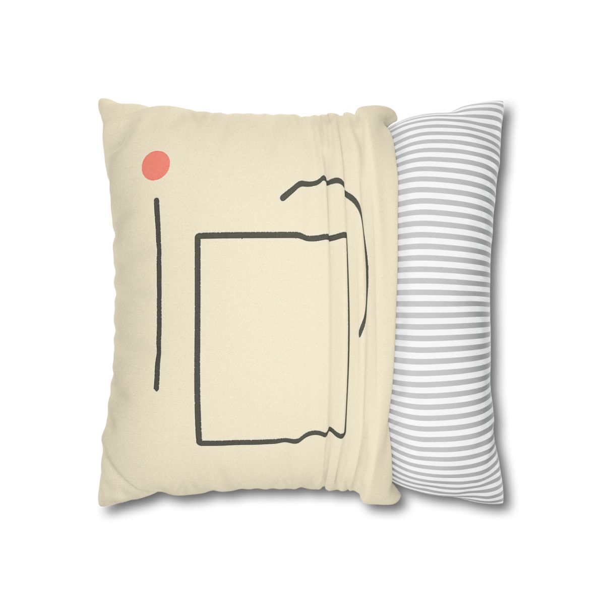 Offset Frame With Crescent Anchor stylish decorative pillowcases