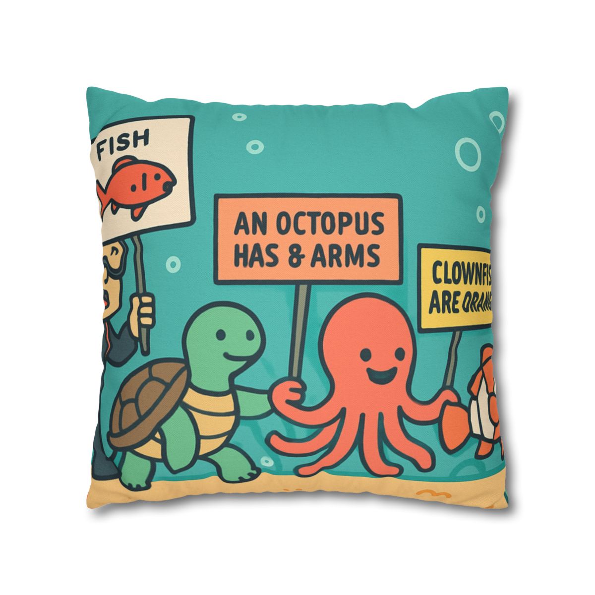 Coral Kingdom Science Parade custom pillow cases
