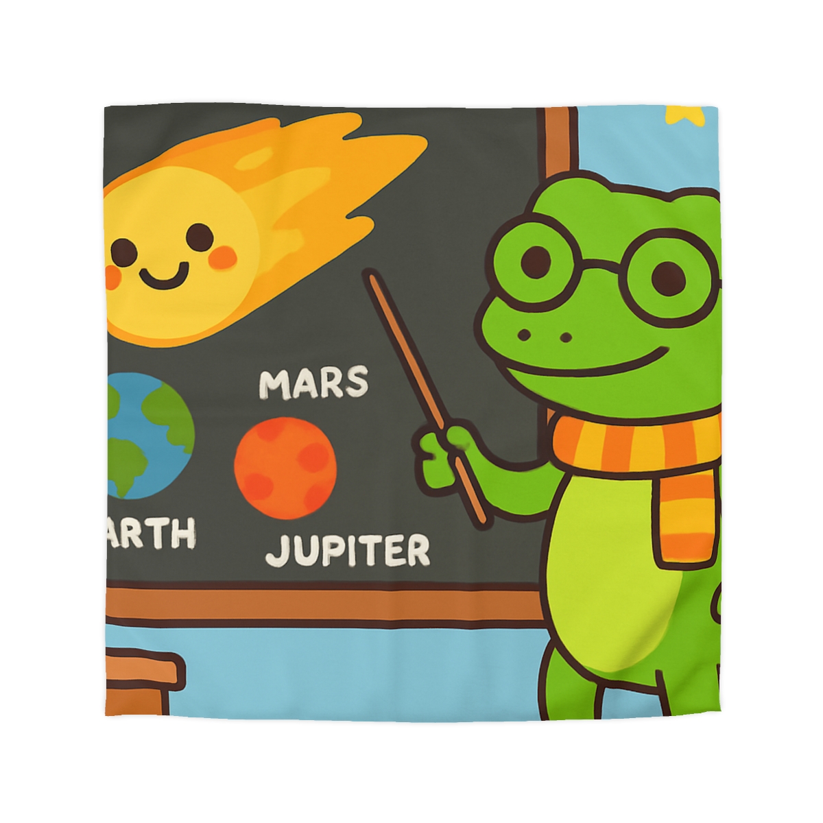 Comet Classroom Gecko custom duvets