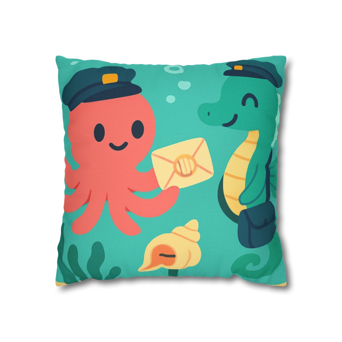 Glow Reef Post Office For Seahorse Mail unique gift pillow cases