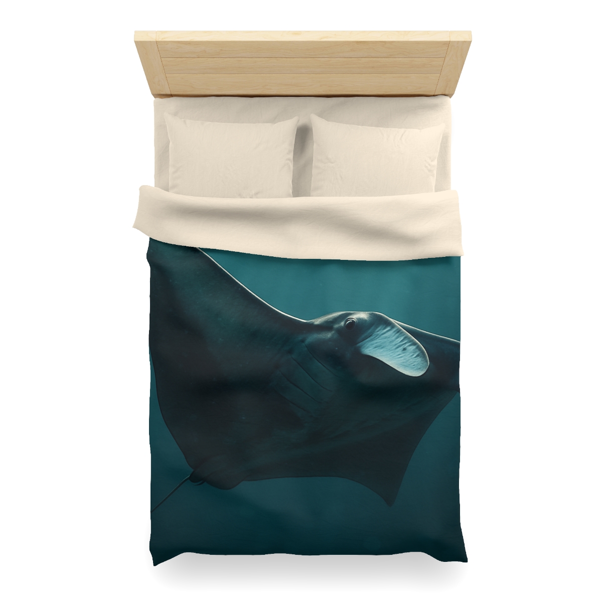 Glasswing Glide Manta Ray duvets for gifts