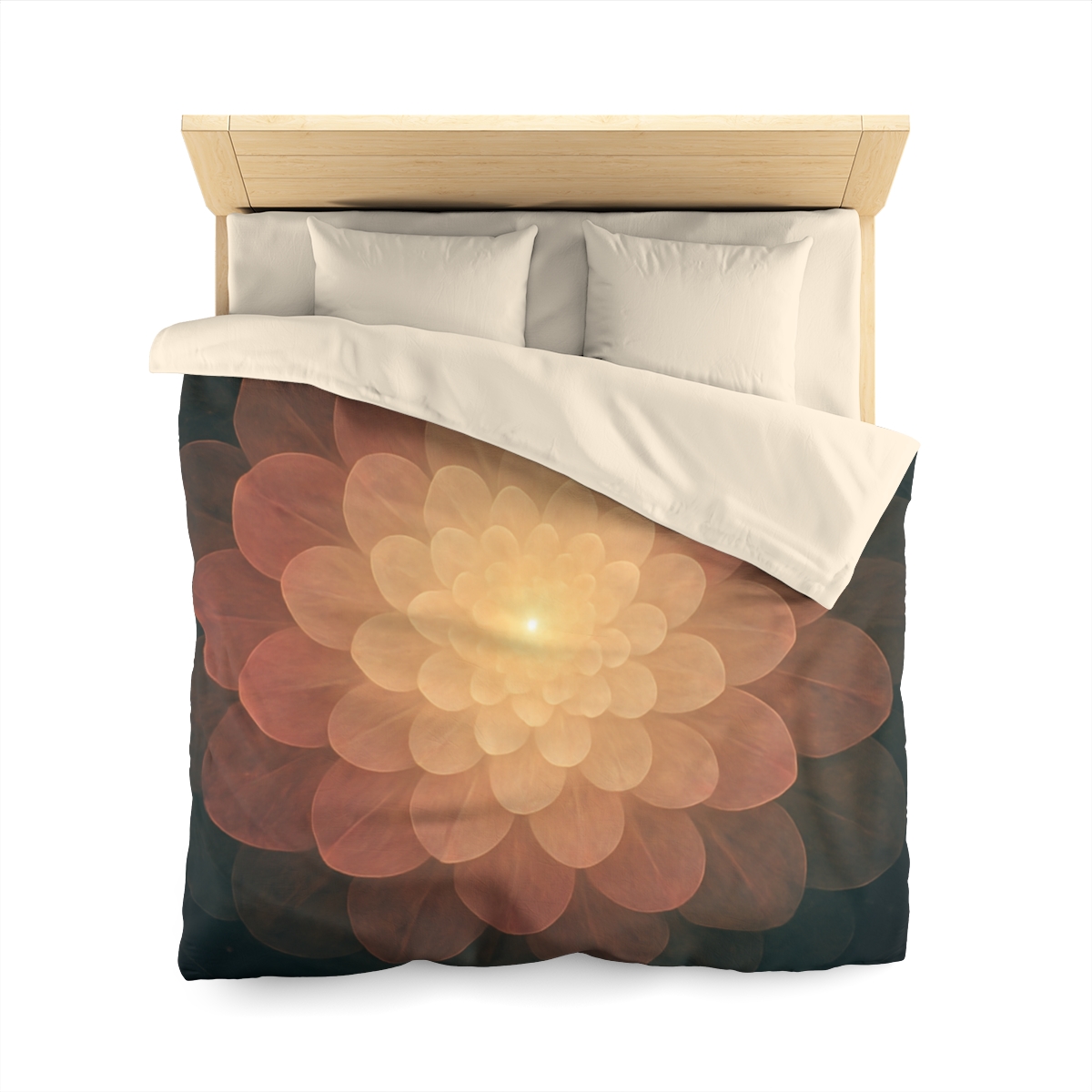 Celestial Petal Halo personalized bedding duvets