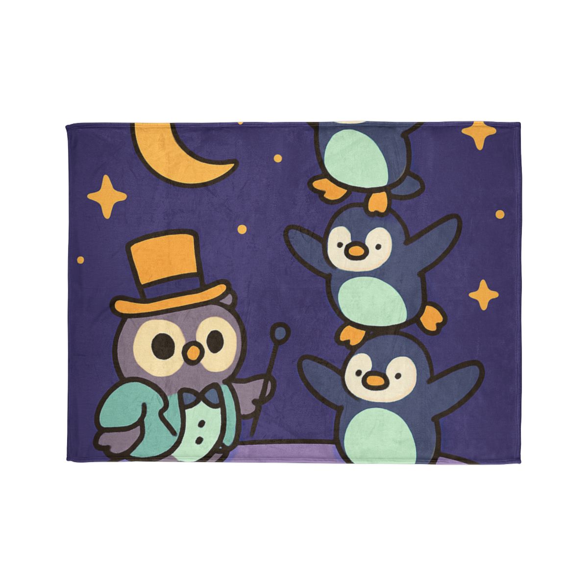 Moonlight Feather Circus trendy patterned blankets