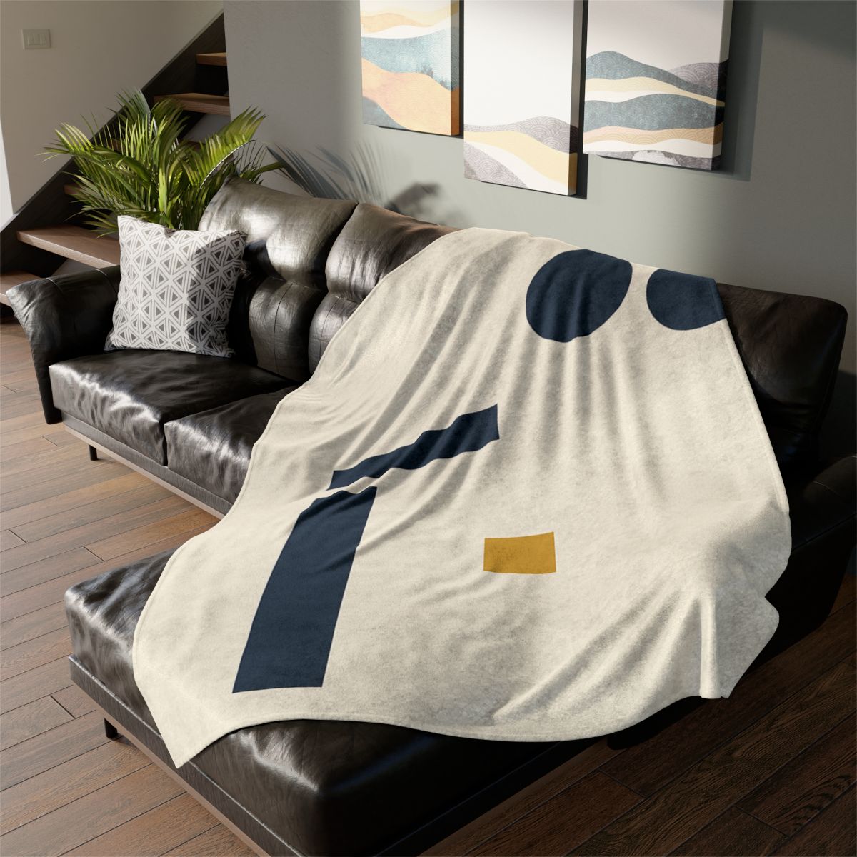 Quiet Triad And Offset Bars personalized cozy blankets