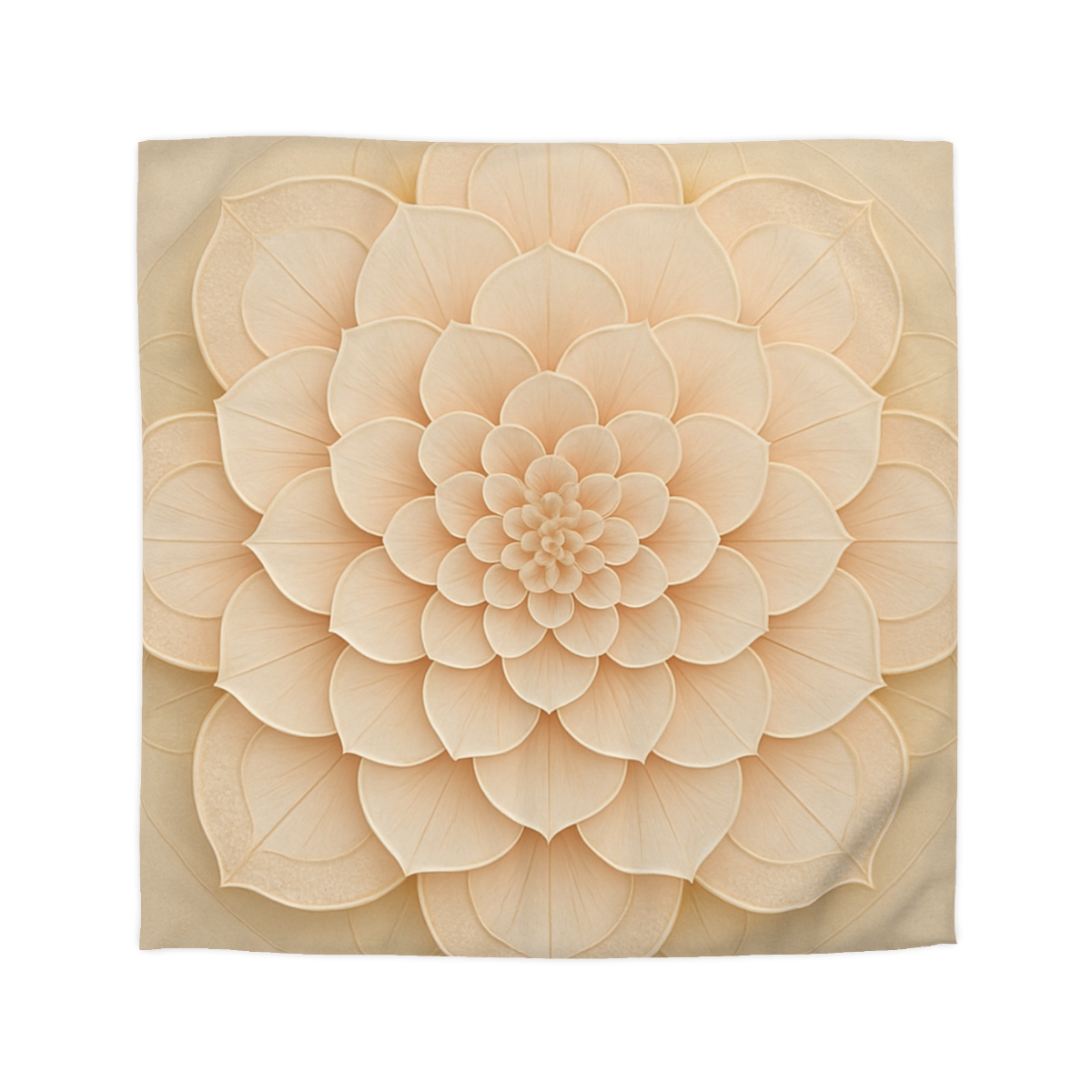 Petal Mosaic Halo designer printed duvets