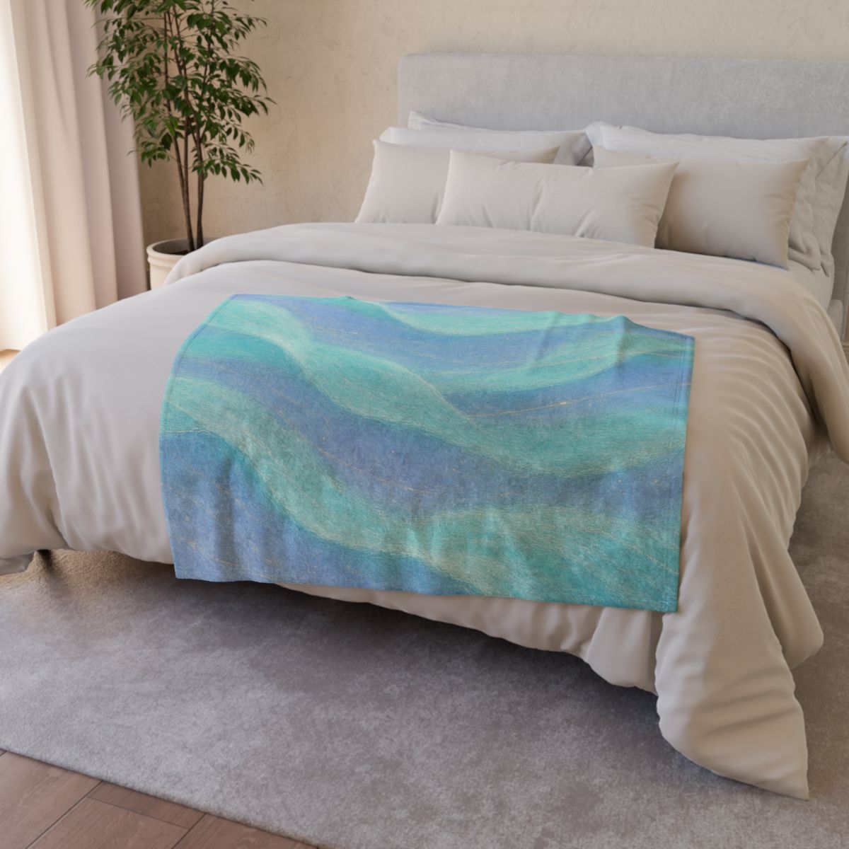 Auroral Dust Weave custom blankets