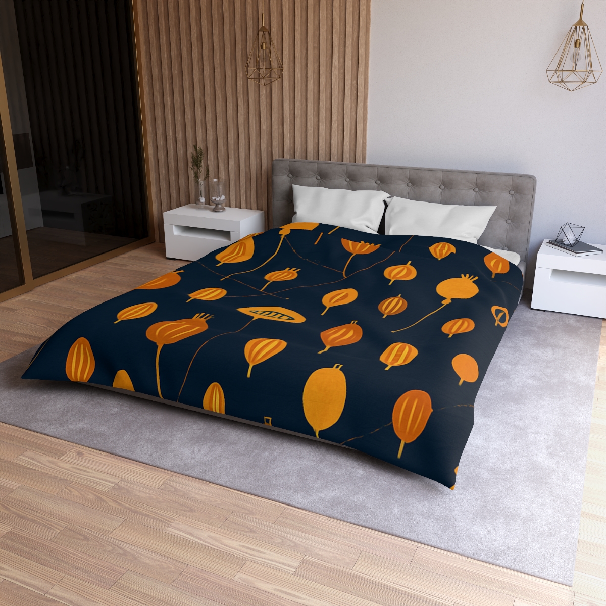 Seed Pod Constellation personalized bedding duvets