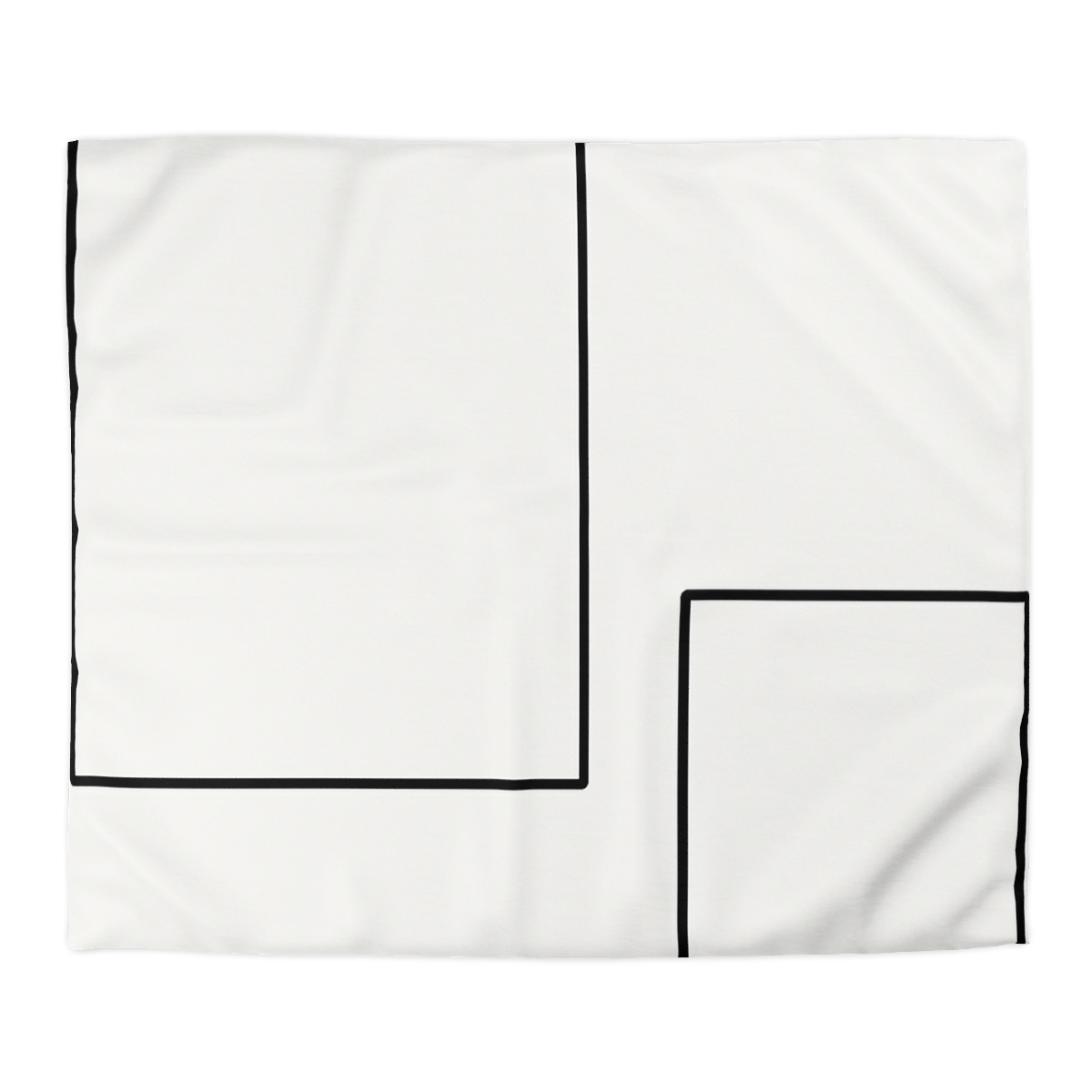 Offset Rectangle Pair With Anchor Line soft comforter duvets