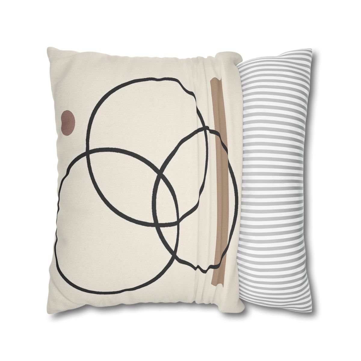 Staggered Rings And Slim Bar comfortable bedding pillow covers