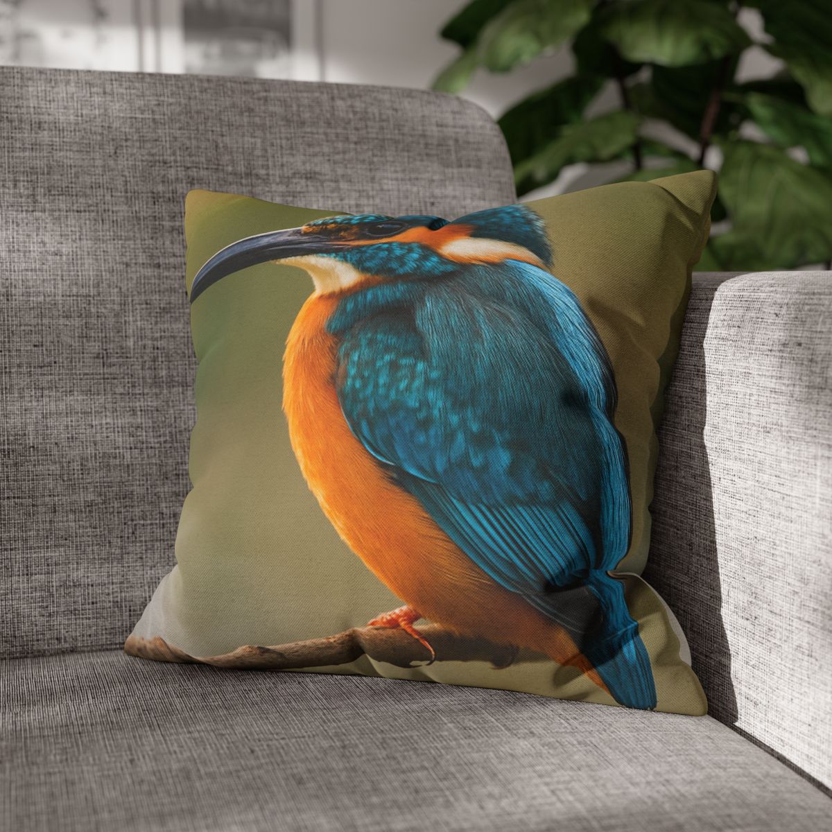 Sapphire Bolt Kingfisher soft cotton pillow cases