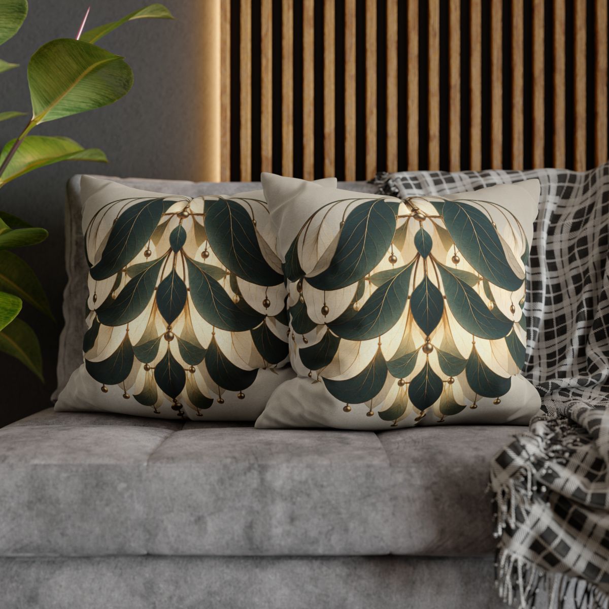 Leaflet Arc Chandelier custom pillow cases [AI-0503c821-b5d0a56d962c]