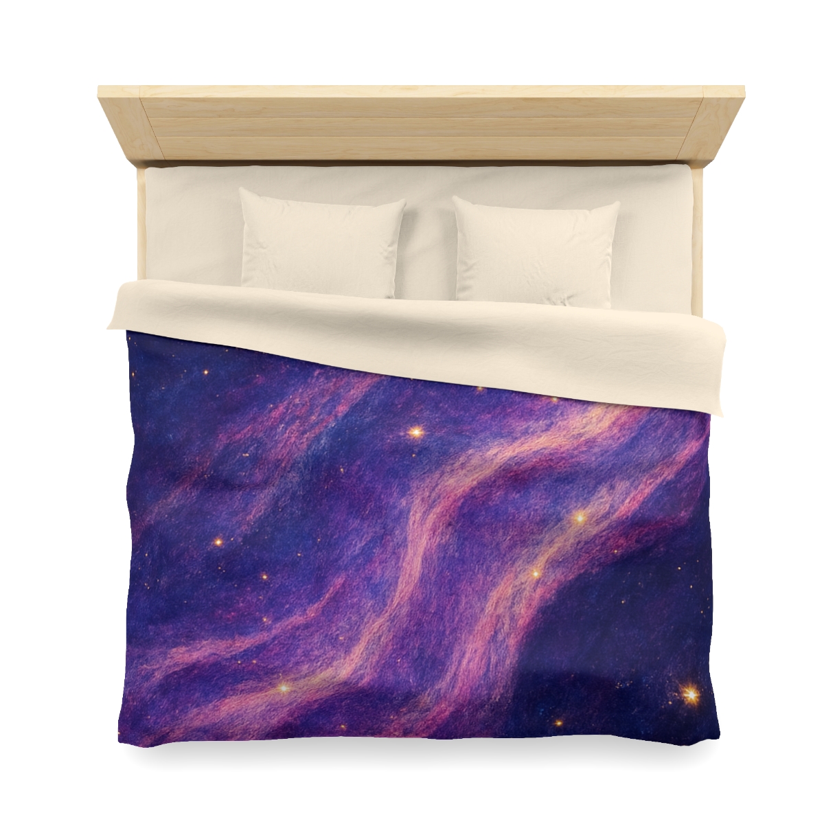 Celestial Veil Of Radiant Nebula unique patterned duvets