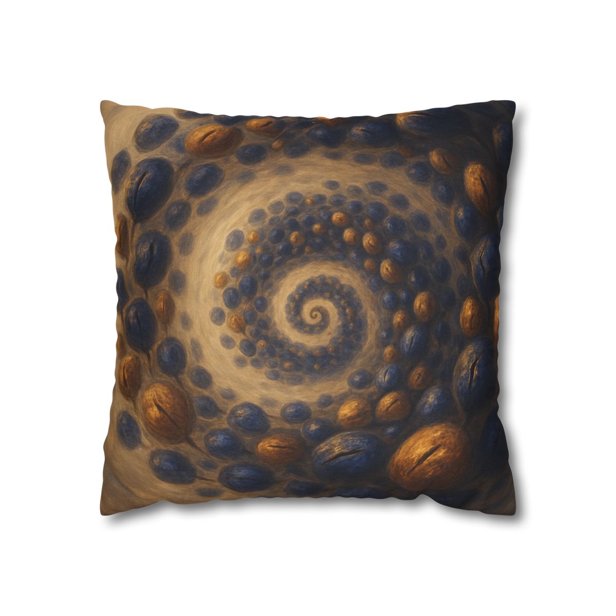 Spiral Seed Cluster designer print pillow cases