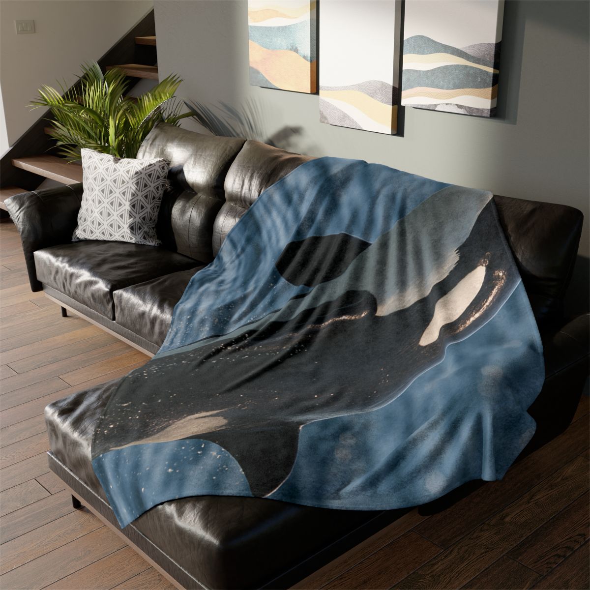 Tidal Monarch Orca unique gift blanketscustom blankets